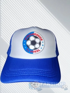 Fanouškovská kšiltovka TJ Sokol Štěpánkovice modro-bílá